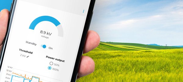 Mobilní aplikace fencee Cloud umožňuje kontrolovat a monitorovat elektrické ohradníky odkudkoliv na světě